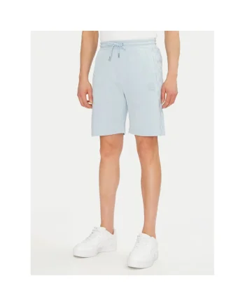 Pantaloni scurti sport barbati  705071 552951, Bumbac organic, Albastru, Albastru