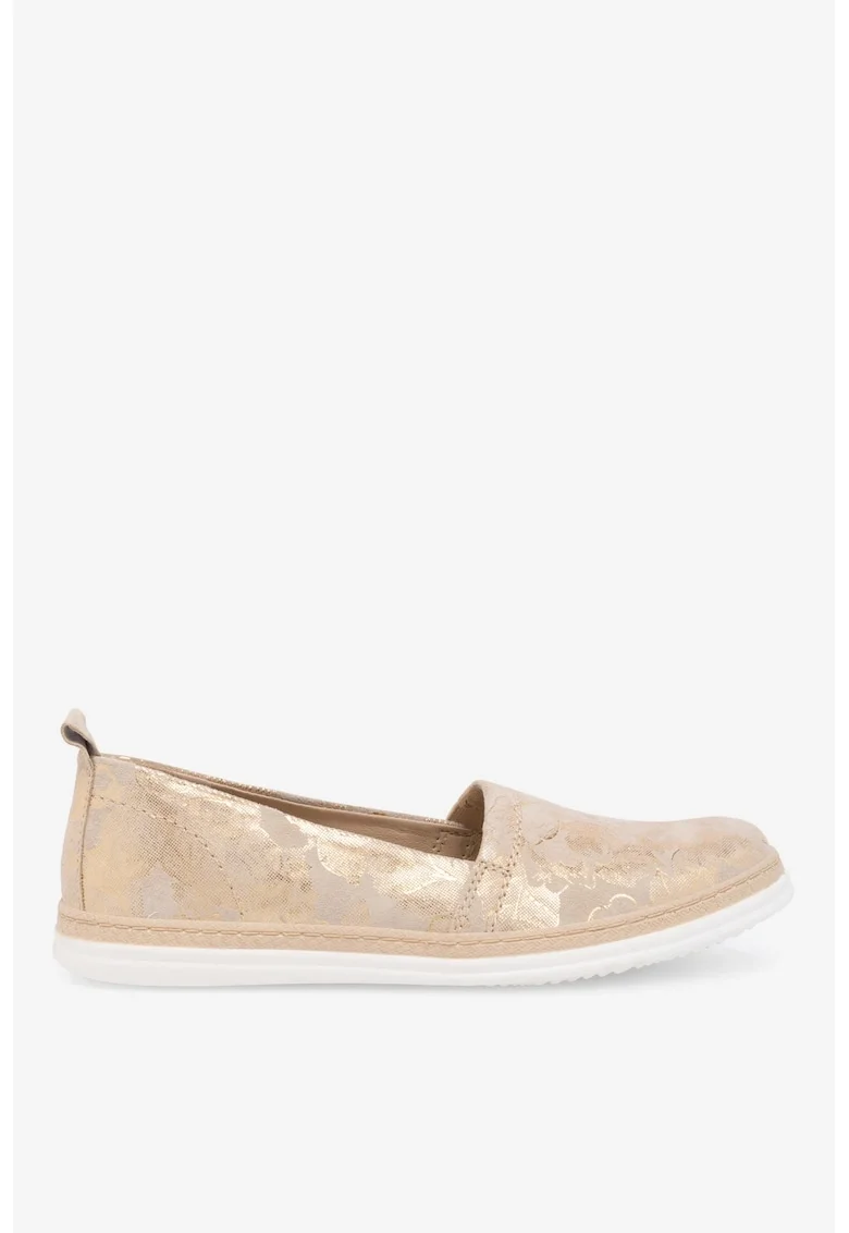 Espadrile dama  5905588366317, Piele intoarsa, Bej, Bej
