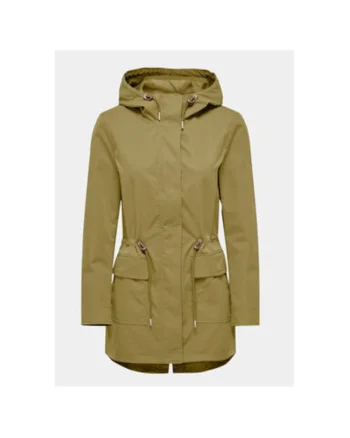 Geaca parka dama,  303391874, Poliester, Verde, Verde