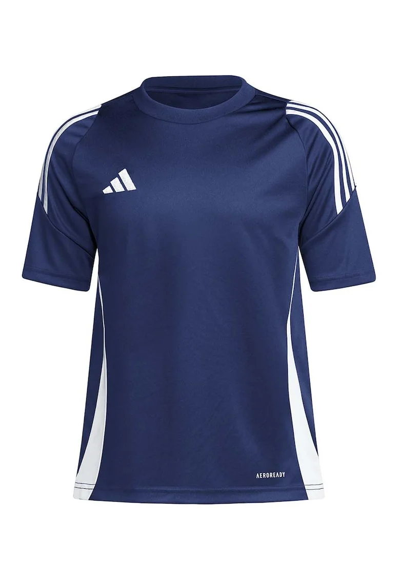 Tricou pentru fotbal TIRO24, Alb/Albastru inchis