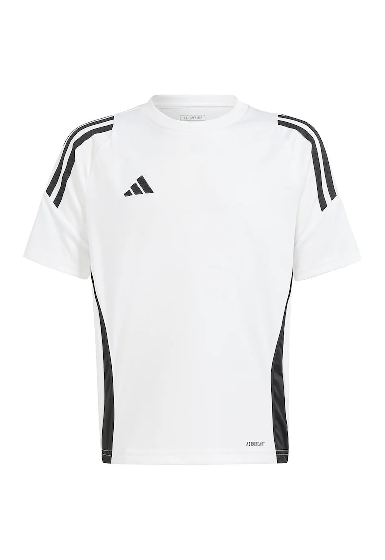 Tricou pentru fotbal TIRO24, Negru/Alb murdar