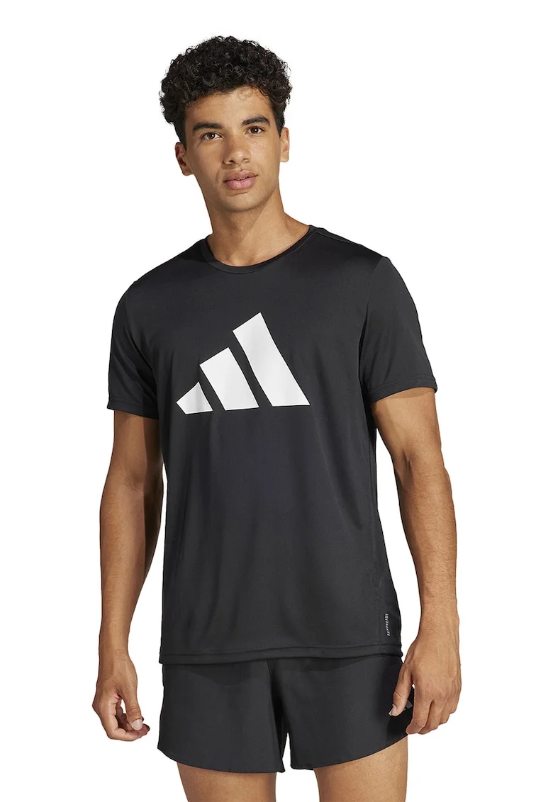 Tricou pentru alergare Run It, Negru
