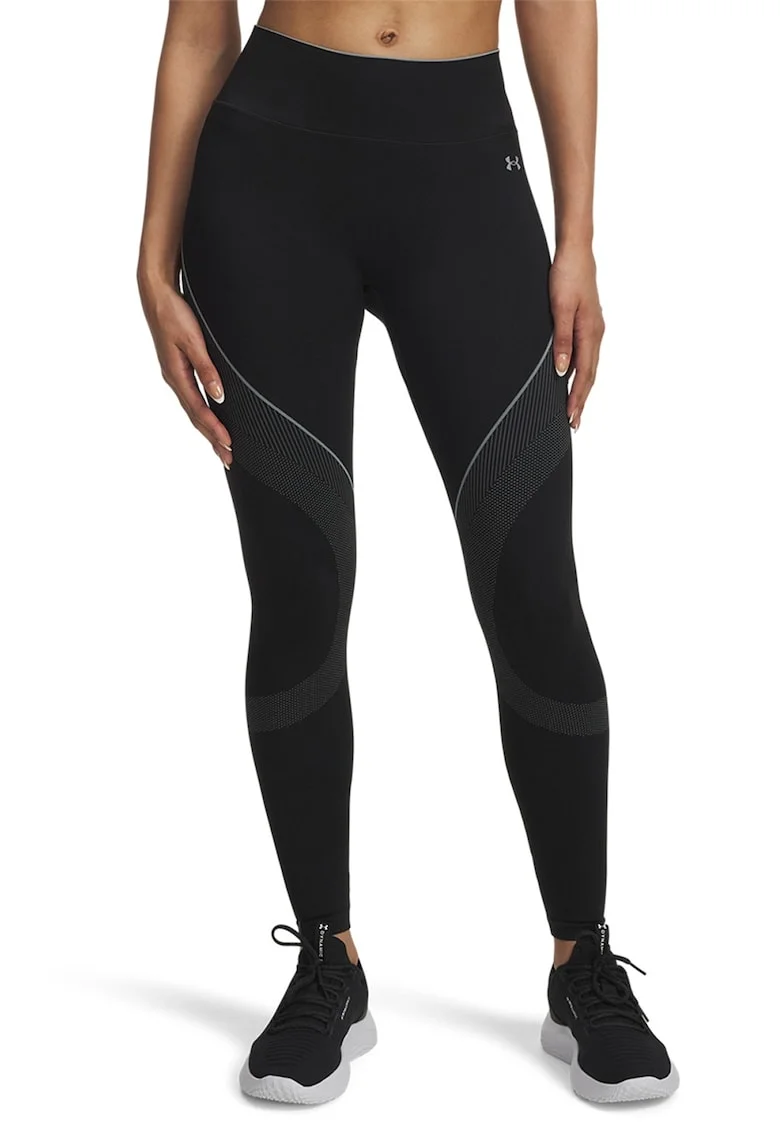 Colanti fara cusaturi, pentru antrenament Vanish, Negru/Gri inchis