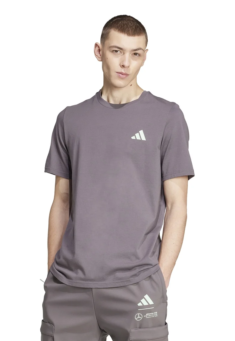 Tricou din bumbac Mercedes AMG Petronas, Grej