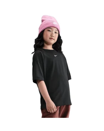 Tricou  Sportswear Oversized JR II3576-010, Fete, Negru