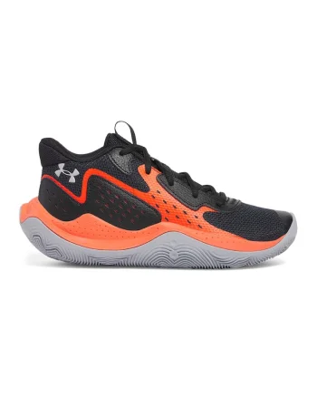 Pantofi Jet - 49764, Negru/Portocaliu mandarina