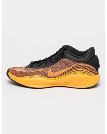 Pantofi pentru baschet G.T. Hustle Academy, Negru/Galben sofran/Portocaliu mandarina