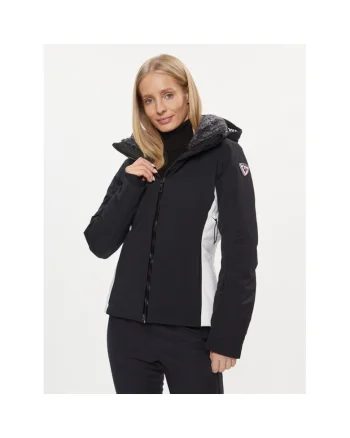 Geaca ski dama,  303413460, Poliamida/Elastan, Negru, Negru