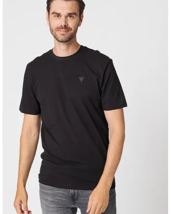 Tricou din amestec de modal, pentru fitness, Negru