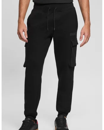 Pantaloni cargo de trening pentru antrenament, Negru