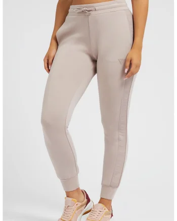Pantaloni de trening cu talie ajustabila, Maro nisip