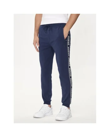 Pantaloni sport barbati,  776810, Bleumarin, Bumbac