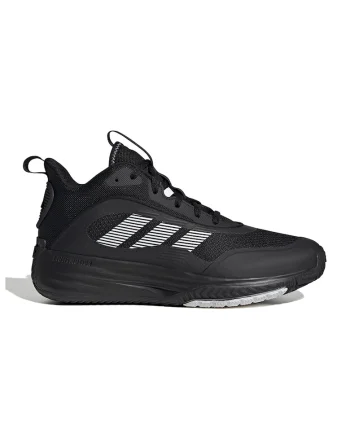 Pantofi cu insertii sintetice pentru baschet Own The Game, Negru/Gri deschis
