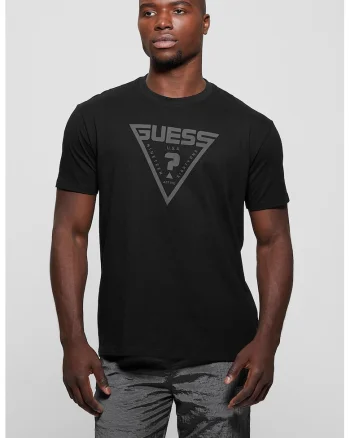 Tricou relaxed fit cu logo, Negru