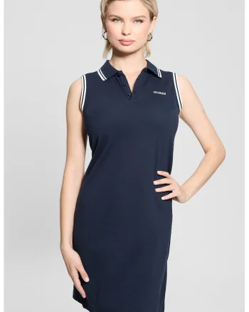 Rochie-tricou fara maneci, Bleumarin