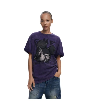 Tricou  Fugaz Mickey Loose 48988, Violet