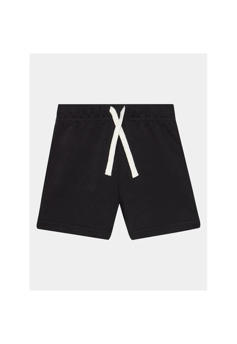 Pantaloni scurti baieti,  Bumbac organic, 457977, Negru