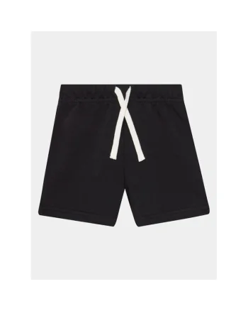 Pantaloni scurti baieti,  Bumbac organic, 457977, Negru