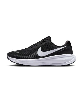 Pantofi Revolution 8 cu brant cu amortizare pentru alergare, Alb/Negru