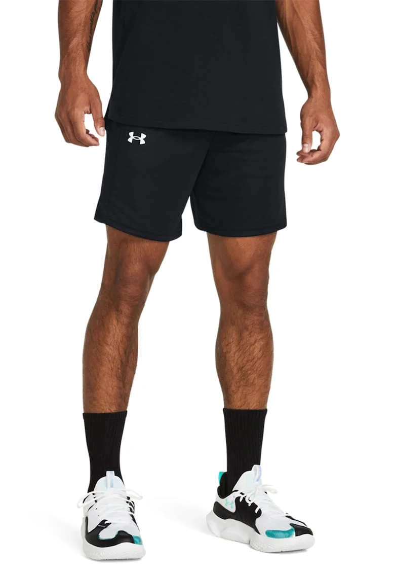 Pantaloni scurti pentru baschet Zone 7" Baseline, Negru