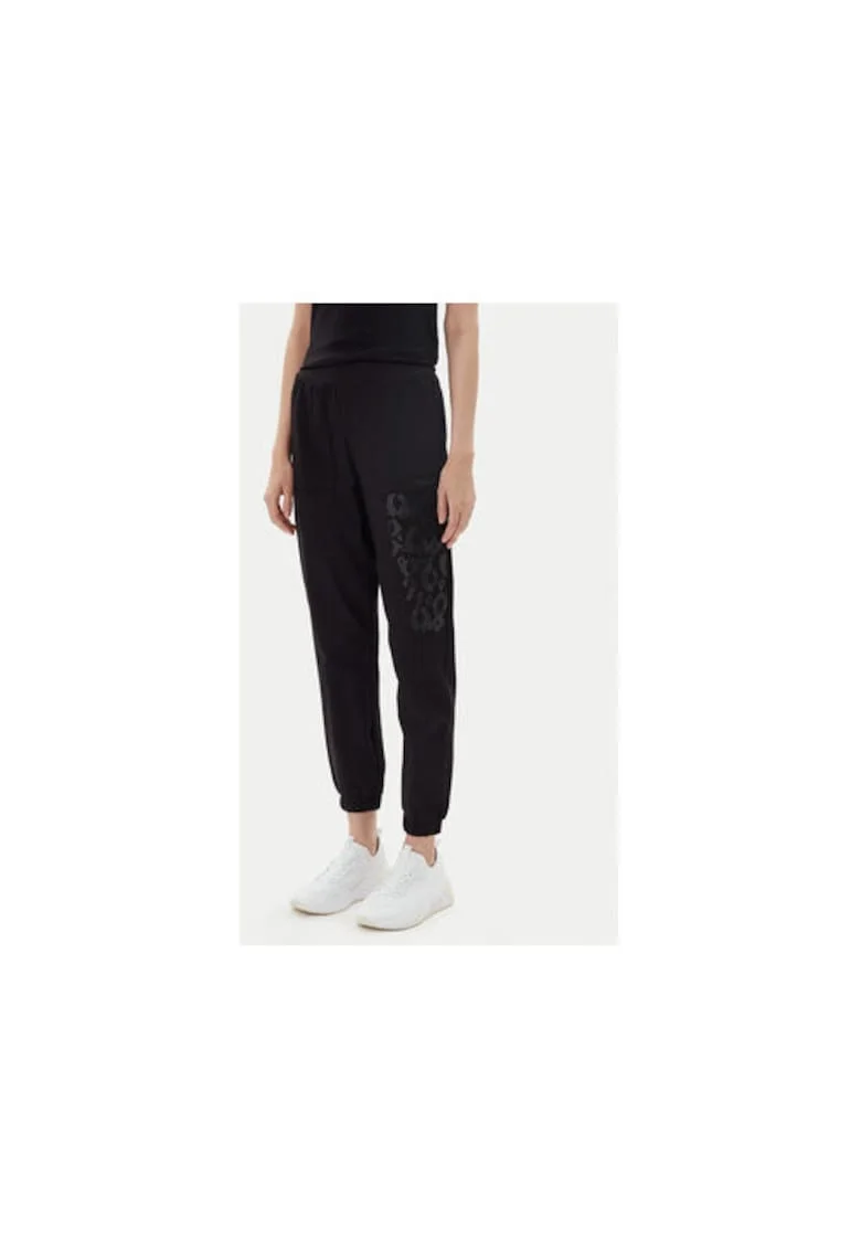Pantaloni de trening dama  Emporio Armani, 7W000480 AF13135, Bumbac/Elastan, Negru, Negru