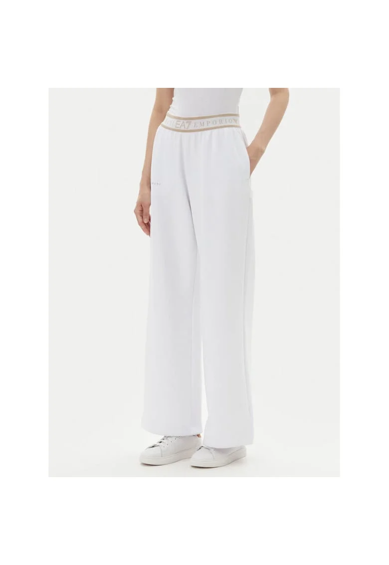 Pantaloni de trening dama  Emporio Armani, 7W000281 AF12501, Poliester/Bumbac, Bej, Bej