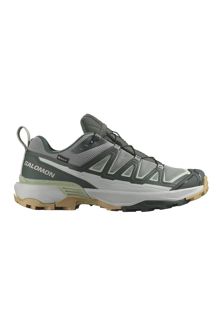 Pantofi cu tehnologie Gore-Tex pentru drumetii X Ultra 360 Edge, Gri cenusiu/Gri inchis