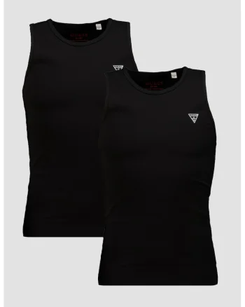 Set de top-uri din amestec de bumbac - 2 Piese, Negru