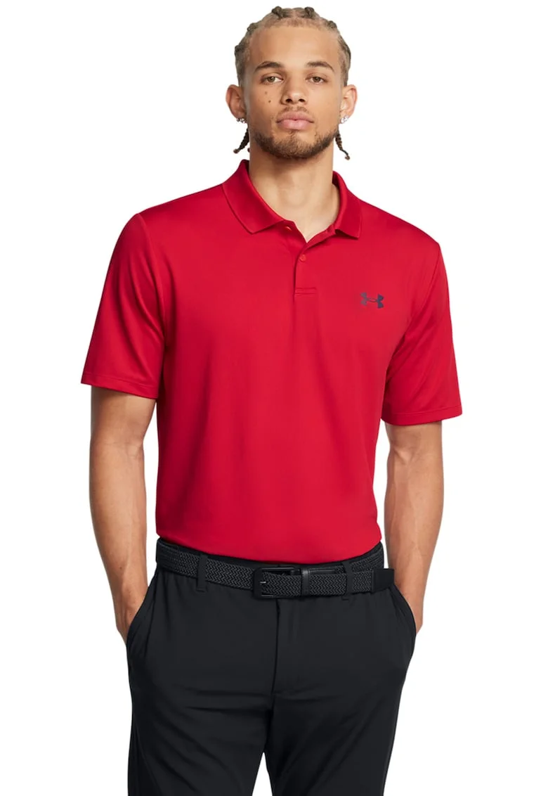 Tricou polo pentru golf Performance 3.0, Rosu