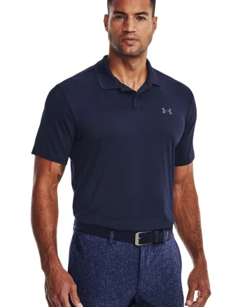 Tricou polo pentru golf Performance 3.0, Bleumarin