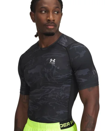 Tricou slim fit pentru fitness, Negru/Gri inchis
