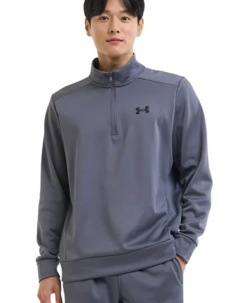 Bluza cu fenta cu fermoar pentru fitness, Gri inchis