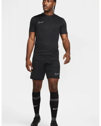 Tricou slim-fit pentru fotbal, Alb/Negru stins