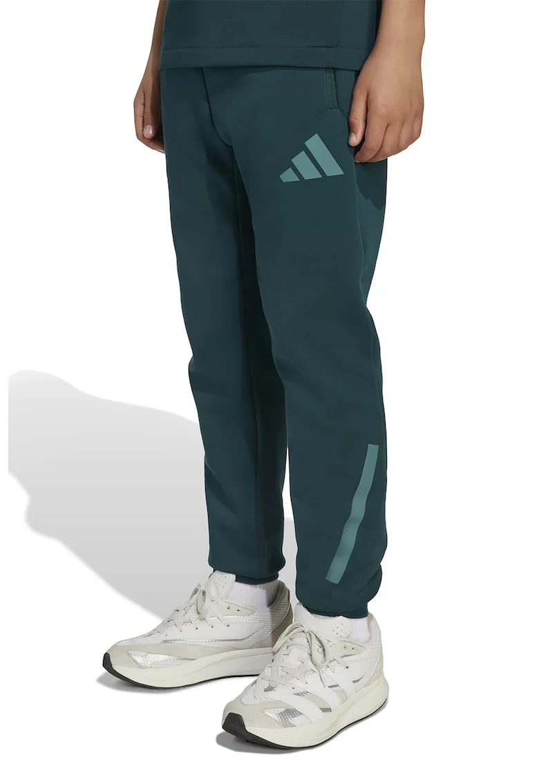 Pantaloni de trening cu snur Z.N.E, Verde inchis