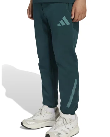 Pantaloni de trening cu snur Z.N.E, Verde inchis