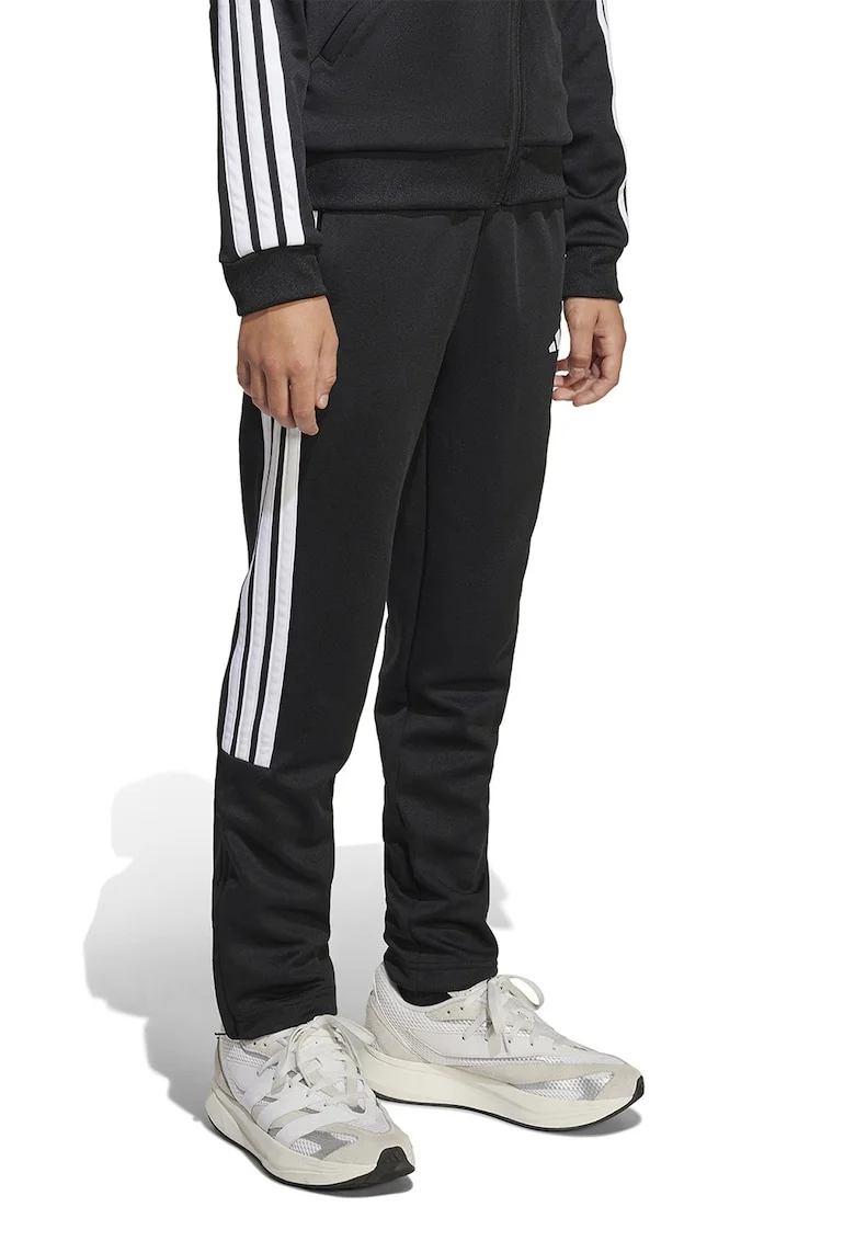 Pantaloni de trening House of Tiro, Negru/Alb optic