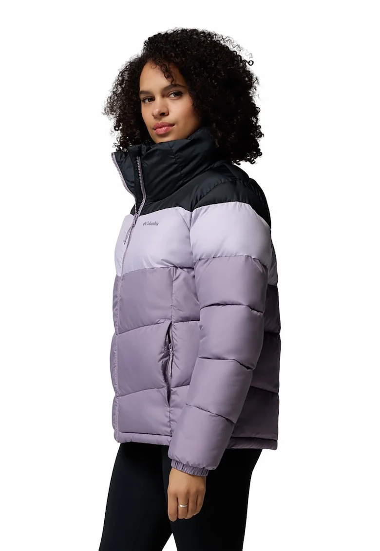 Geaca cu model colorblock Puffect™ II, Negru/Gri