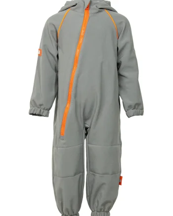 Salopeta impermeabila cu gluga Softshell, Gri