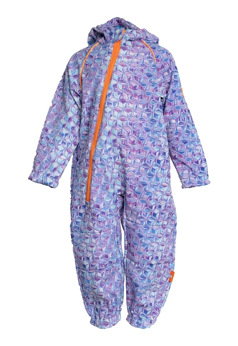 Salopeta impermeabila cu gluga Softshell, Lila