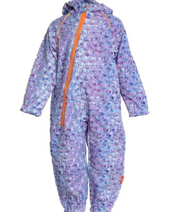 Salopeta impermeabila cu gluga Softshell, Lila