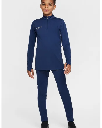 Bluza slim-fit cu logo, pentru fotbal, Albastru inchis/Alb murdar