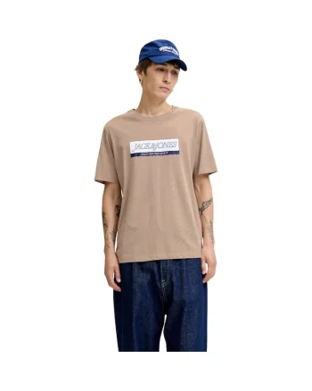 Tricou JACK &JONES Inwood Block Branding 50181, Maro