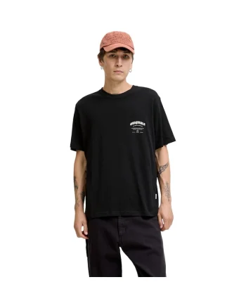 Tricou JACK &JONES Meadows Typo 50203, Negru
