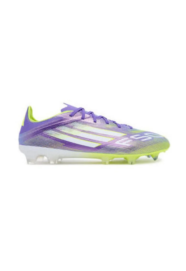 Pantofi sport din material textil cu sireturi colorate, pentru fotbal
