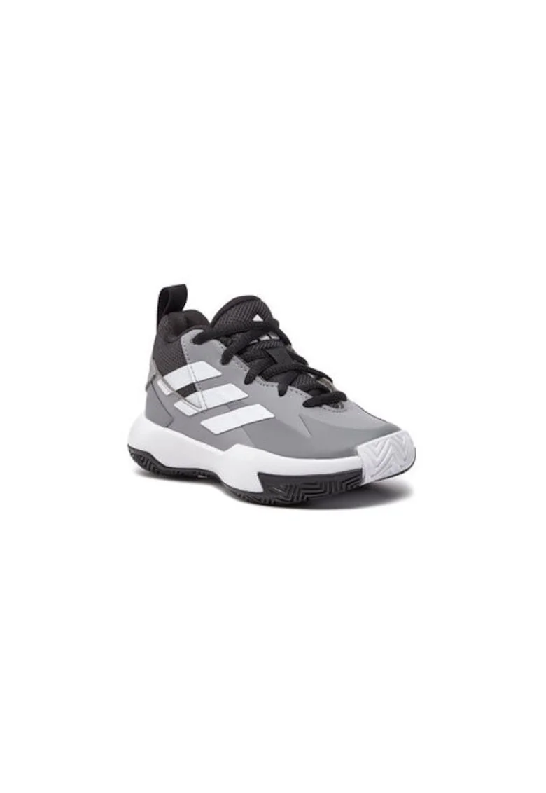 Pantofi de baschet din piele ecologica cu profil mediu