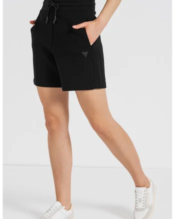 Pantaloni scurti din neopren, pentru fitness, Negru