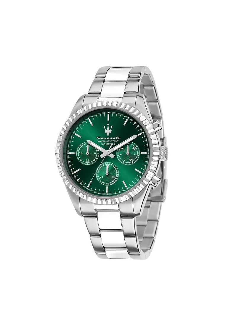 Ceas  Competizione R8853100044, Multifunction, carcasa 43mm, cadran verde
