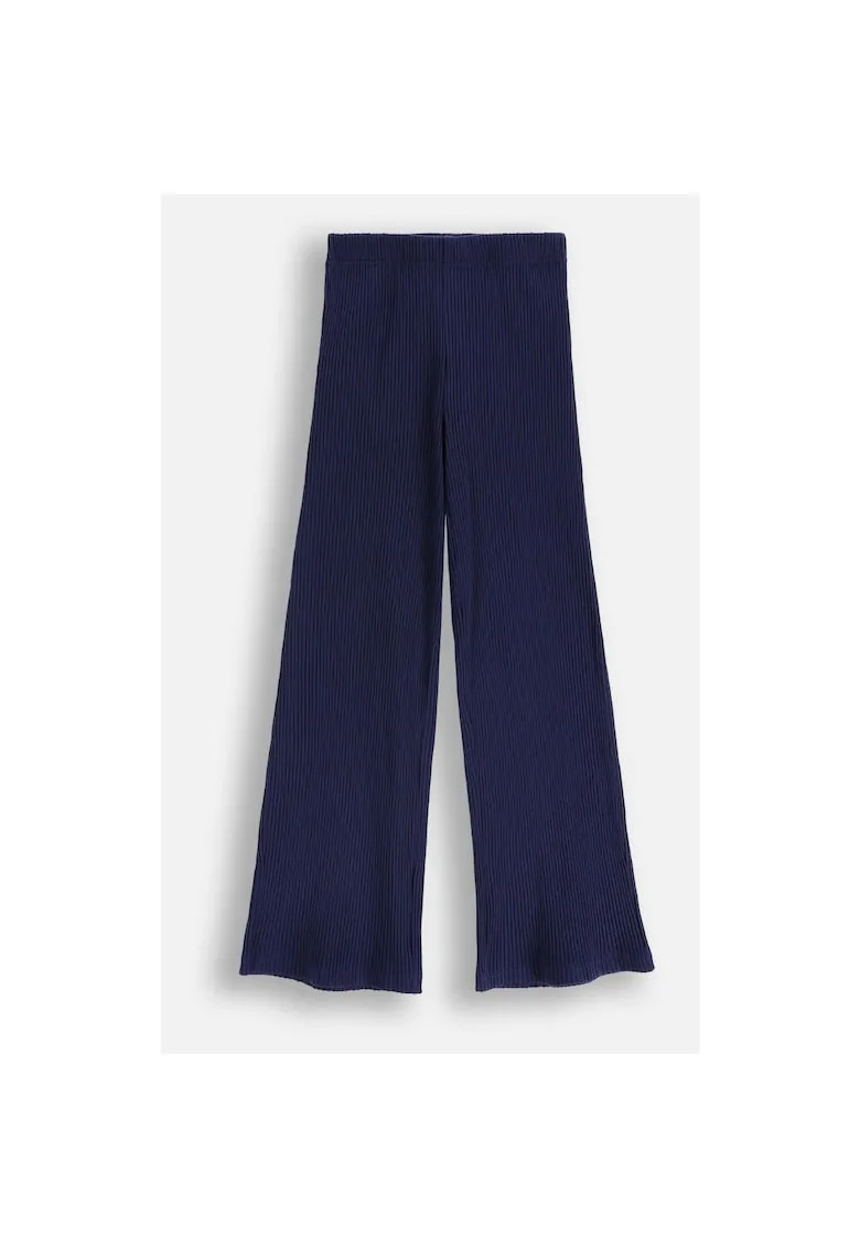 Pantaloni evazati striati,