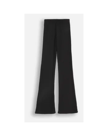 Colanti  cu dungi, crac lung, negru, material moale, pentru fete