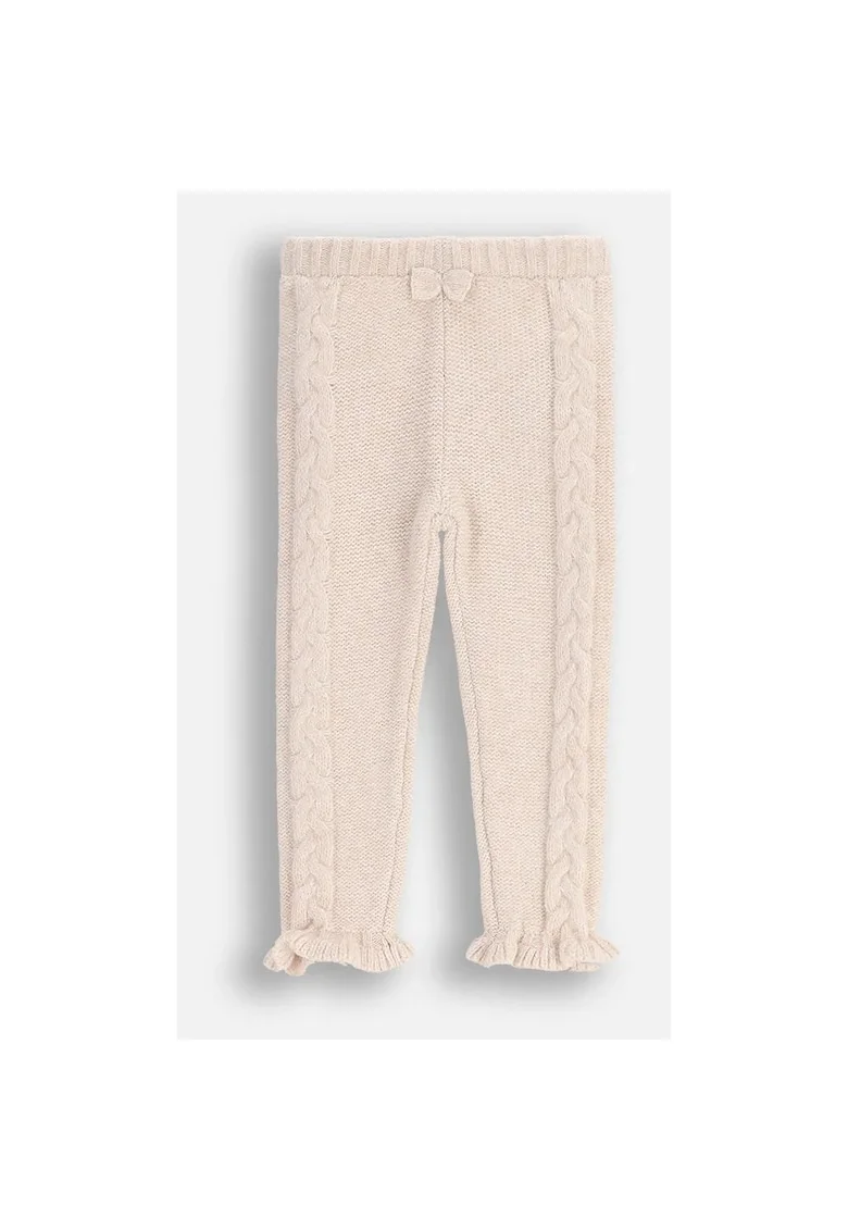 Pantaloni tricotati cu torsade